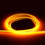 5v 12v Orange COB LED Strip Utlra Thin 2.7mm Flexible Ribbon Tape for car Lights Room Decor Amber 1800K 1900K 1m 2m 3m 5m 0.5m