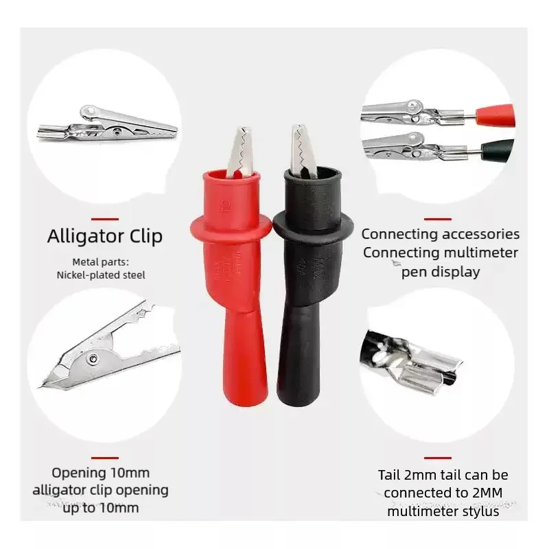 1000V 10A 20A Pure Copper Gold-Plated Special Tip Multimeter Probe Universal Test Lead Wire Needle, Tester Lead Probe