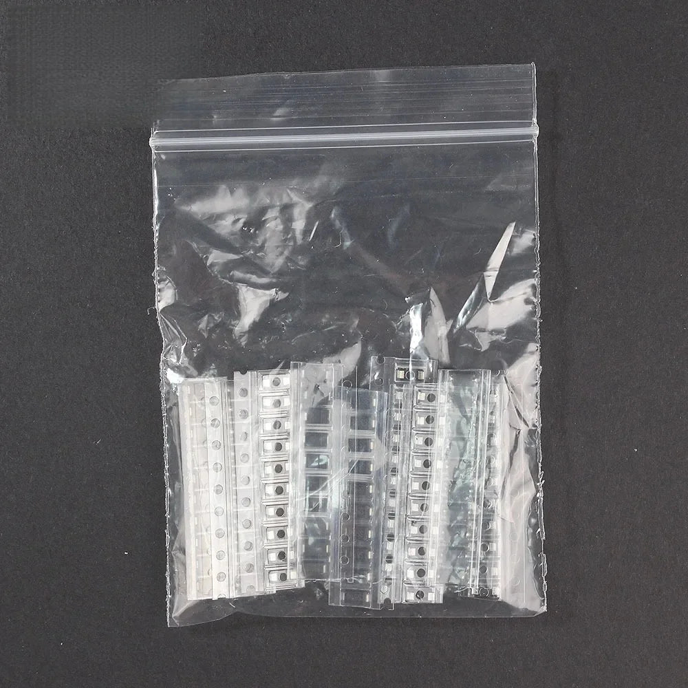 Takefast 90pcs SMD Diode Kit 1N4007 1N4001 1N4004 SS14 SS16 SS24 SS26 SS34 SS36 9 Values X10pcs Rectifier Diodes Schottky
