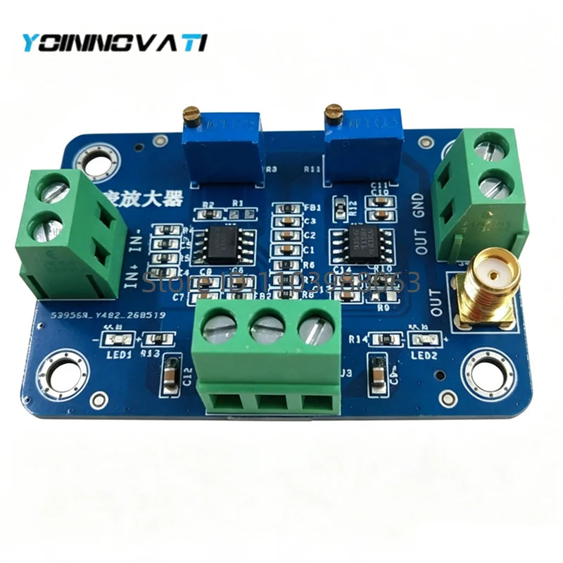 1PCS INA128 INA129 Precision Instrument Amp Module Adjustable Gain Offset Differential Weak Signal Amplifier