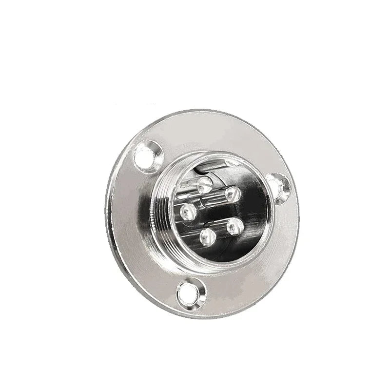 5/10sets GX12 16 20 Flange mounting 3-hole fixing aviation connector plug&socket 2/3/4/5/6/7/8/9/10/12/14pin circular connectors