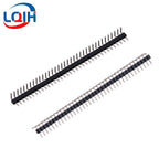 10CS Pitch 2.0mm 1x40 2x40 Pin Single Double Row Right Angle Straight SMT SMD Round Male Header Connector