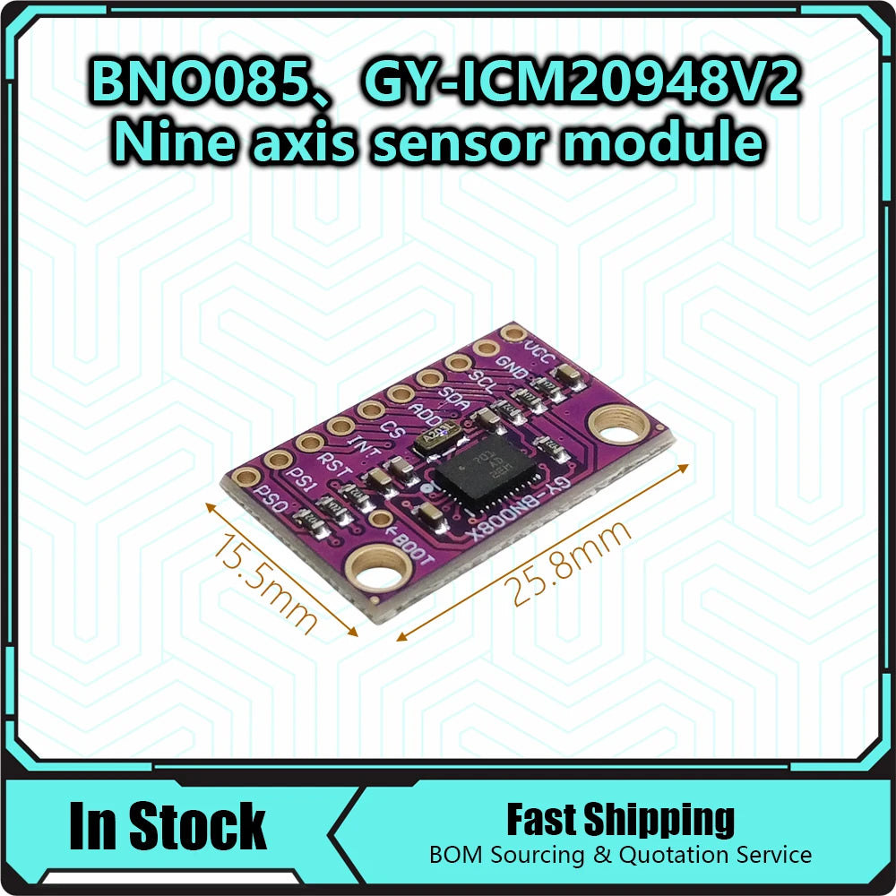 GY-BNO080 BNO085 GY-ICM20948V2 AR VR IMU High Accuracy Nine-Axis 9DOF AHRS Sensor Module
