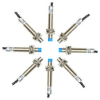 Capacitive Proximity Switch CM18 LJC18 Sn: 8mm DC6-36V AC90-250V NPN PNP NO NC NO+NC Capacity Proximity Sensor