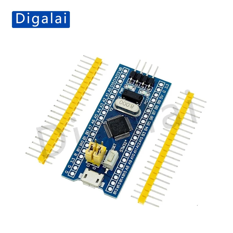 100%new Original STM32F103C6T6/C8T6 Minimum System Board Single Chip ARM Development Board for Learning And Projects