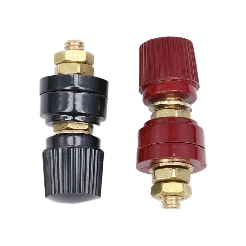 M5 M6 M8 M10 Wire Binding Post Thread Screw Black+Red Set Weld Inverter Clamp Power Supply Splice Connect Battery Terminal