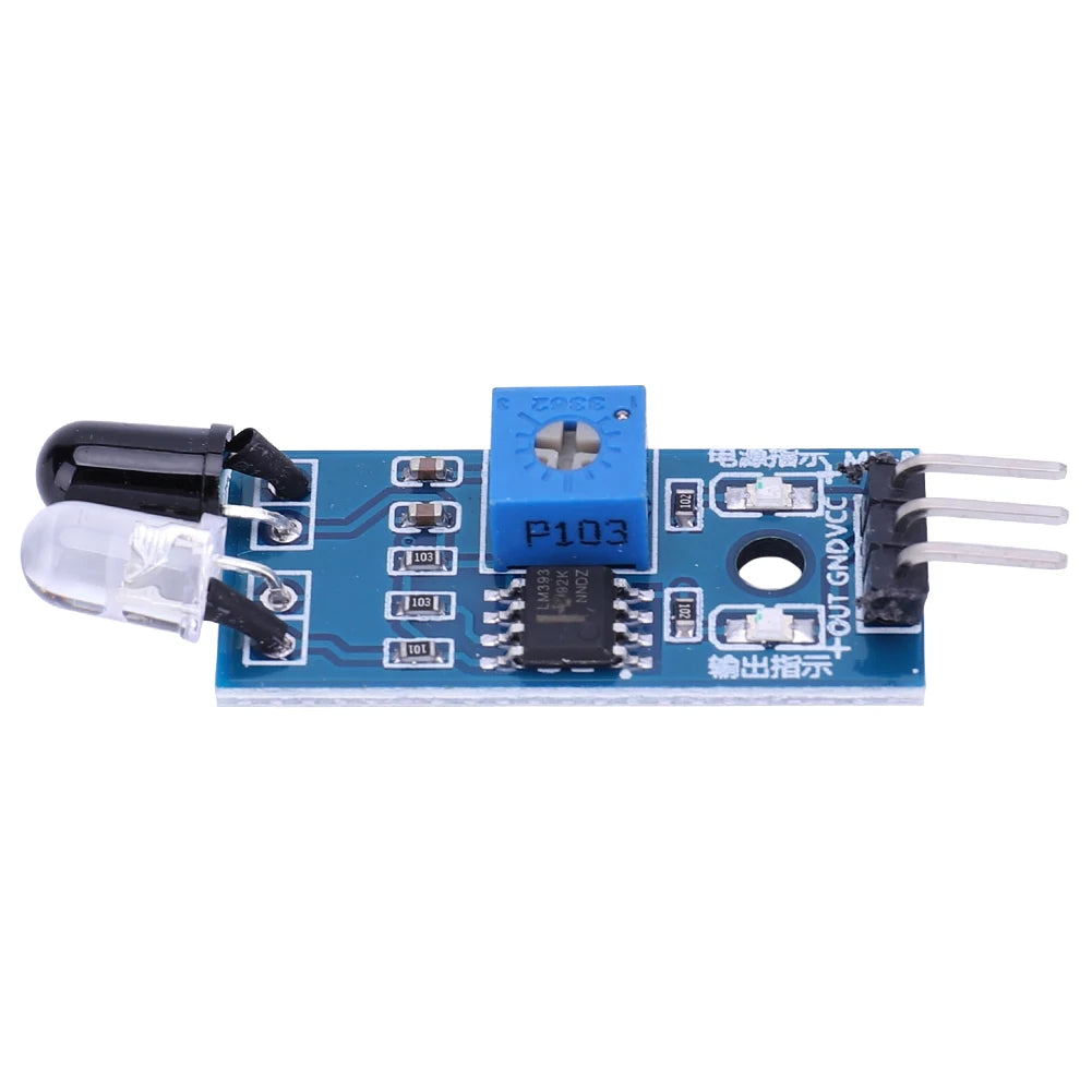 IR Infrared Tube Module 3 Pin Obstacle Avoidance Sensor Module Anti-Collision Sensor Module for Car Robot