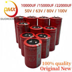2Pieces/LOT Red Robe 15000UF 80V 10000UF 22000UF 50V 63V 100V 35*70MM High Quality Audiophile Power Amplifier Filter Capacitor