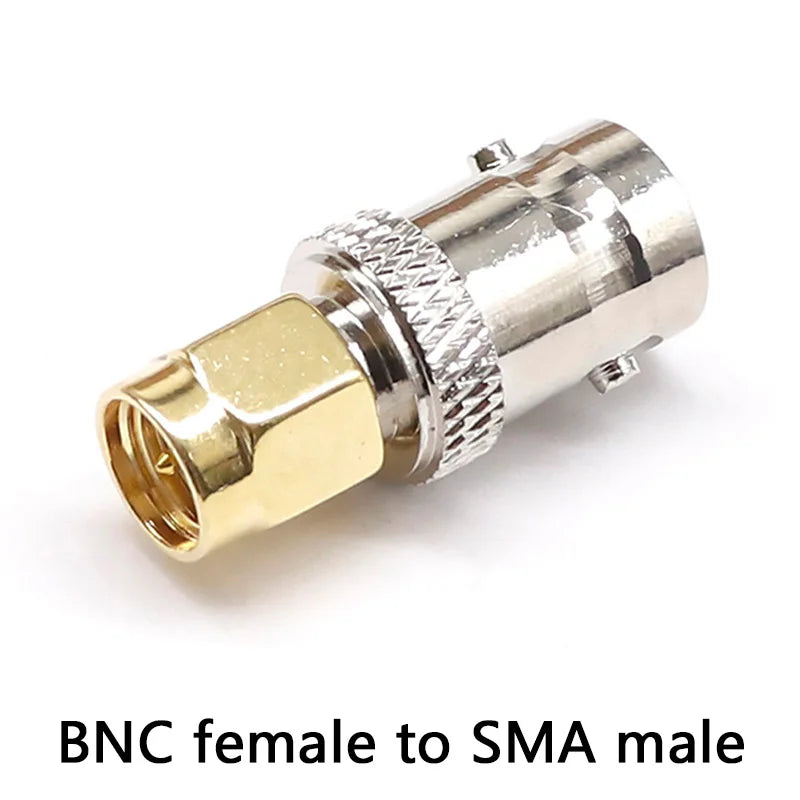 SMA to BNC Adapter Set SMA Male/Female to BNC Male/Female RF Coaxial Connector 50 Ohm for WiFi Ham Radio