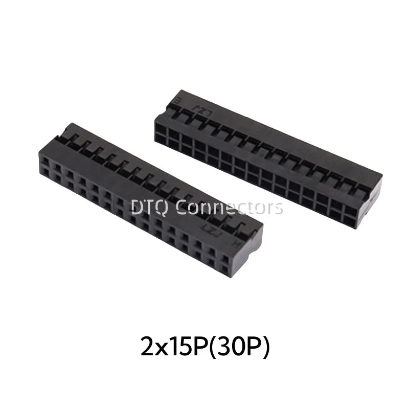 20PCS/Lot Dupont 2.0 Housing Plastic Shell 2.0mm Pitch Double Row Dupont Connector 2x2P/2x3P/2x4P/2x5P/2x6P/2x7P/2x8P