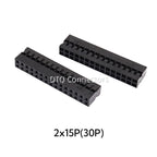 20PCS/Lot Dupont 2.0 Housing Plastic Shell 2.0mm Pitch Double Row Dupont Connector 2x2P/2x3P/2x4P/2x5P/2x6P/2x7P/2x8P