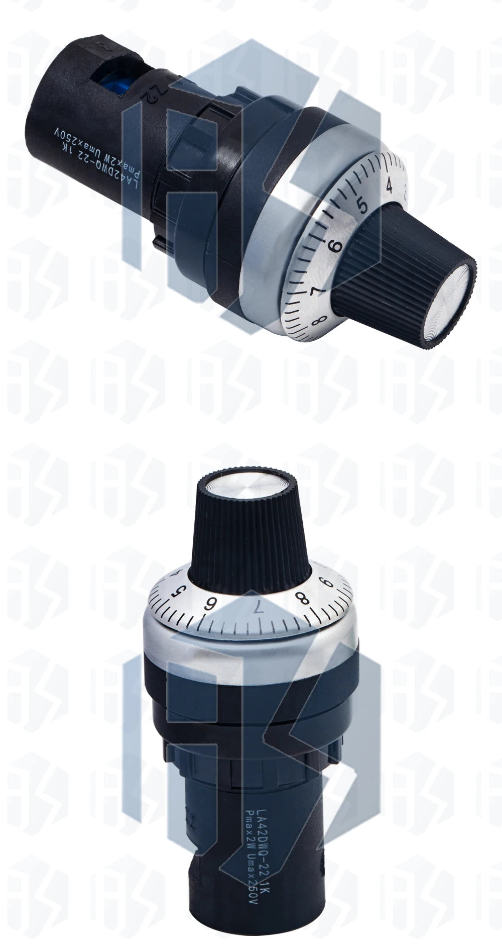 LA42DWQ-22-Pro 1K 2K 5K 10K 20K 50K 100k 200k 500K  22mm Diameter Pots Rotary Potentiometer Resistance Switch for arduino