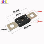 1PCS 32V ANM MEGA Bolt-On Auto Fuse Holder With 30A 40A 60A 80A 100A 125A 200A 250A 300A 400A 500A Blade Fuse，For Car/Truck