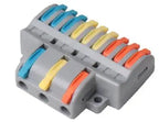 Multi-in Multi-out Quick Wire Connectors Universal Parallel Cable Splitter Splicing Electrical Wiring Terminal Block