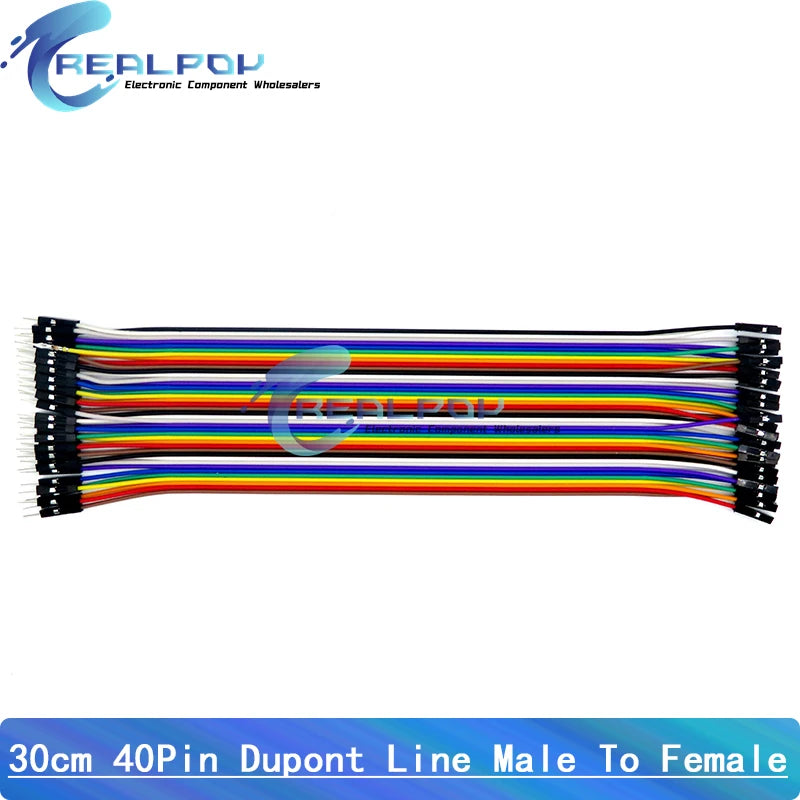 40PIN Dupont Line Male To Male Female To Female Male To Female Jumper Wire Cable 10cm 15cm 20cm 30cm 40cm for Arduino DIY KIT