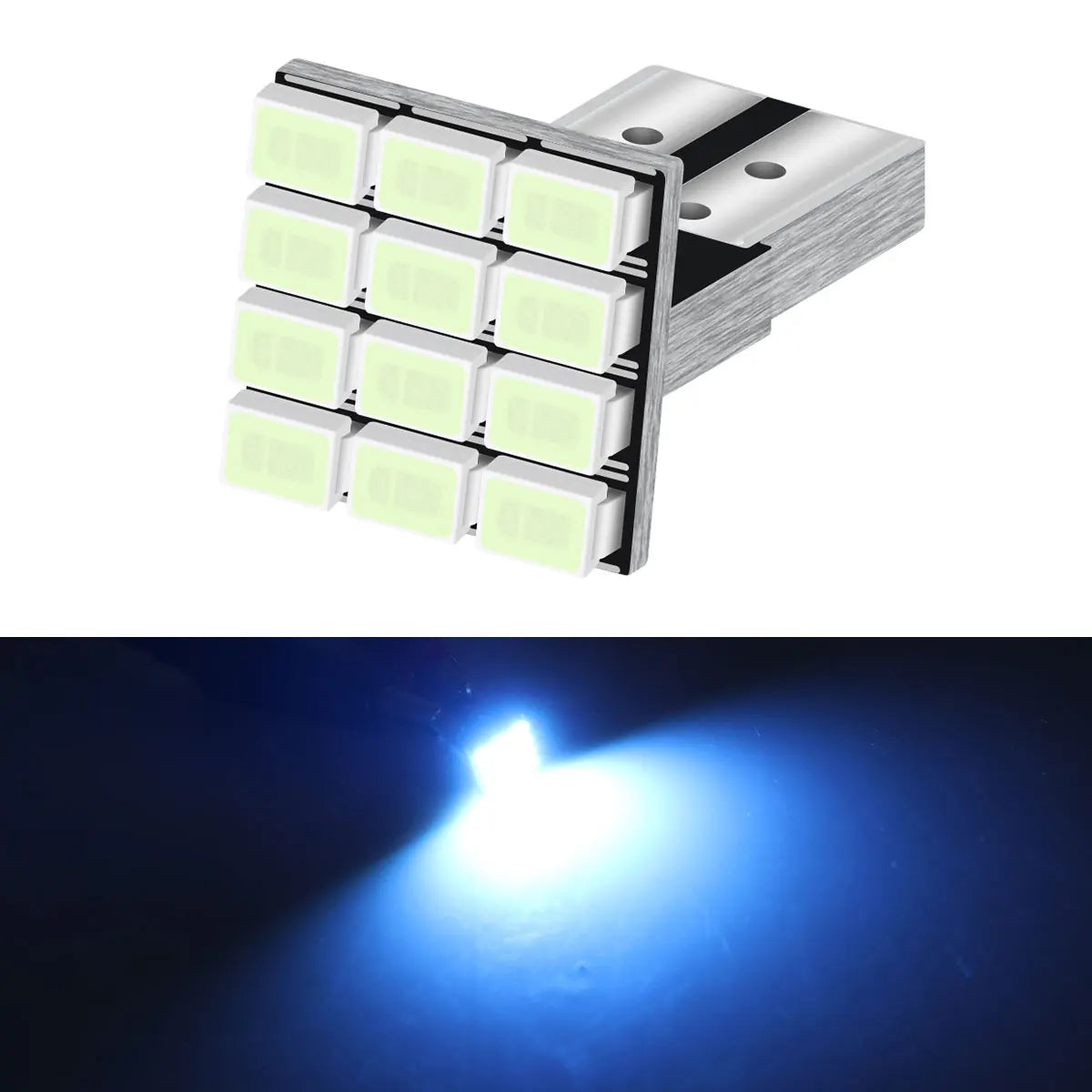 4pcs T10 W5W 194 LED CANBUS Bulb 2835 12smd 12V Car Interior Reading Lamp Clearance Lights License Plate Bulbs Dome Signal