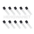 200pcs BJT Transistor Kit Bipolar Power Transistors A1015 BC327 BC337 C1815 S8050 S8850 2N2222 2N2907 2N3904 2N3906 PNP NPN