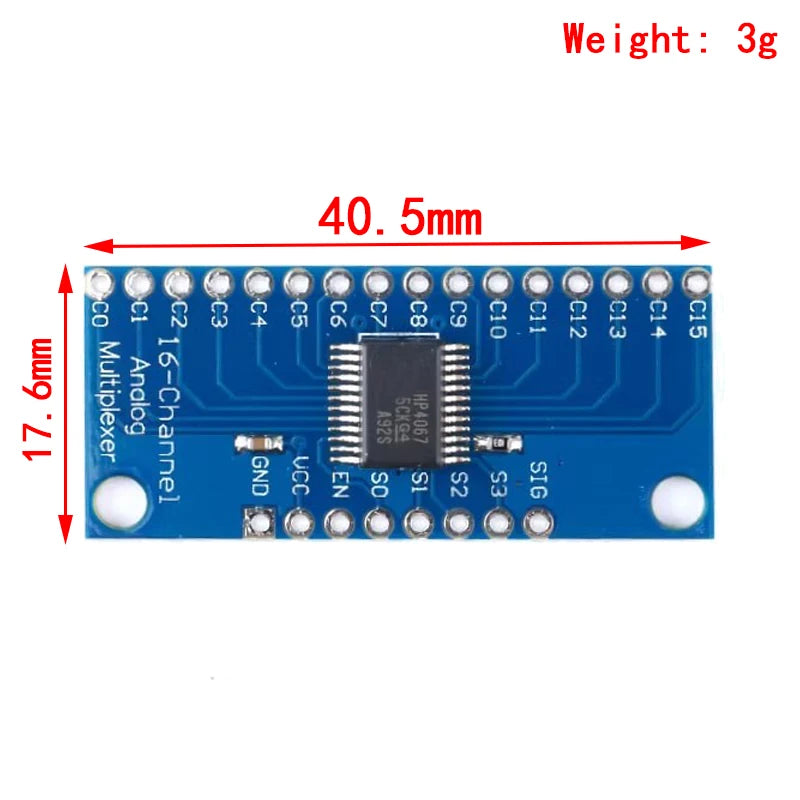 1PCS /5PCS/10PCS CD74HC4067 74HC4067 16-Channel Analog Digital Multiplexer Breakout Board Module