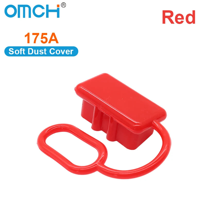 OMCH 50A 120A 175A 350A Double Pole with Copper Contact Power Connectors Accessories Handle Soft Rubber Dust Cover