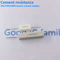 10Pcs Ceramic Cement Resistor 5W 10W 20W 0.1R 0.5 1 2 3 4.7 10 20 50 100 Ohm 6.8k 0.25R 0.5R 3R 10R 51R 100R 680R 1K 5K 10K