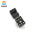 10PCS IC Sockets DIP6 DIP8 DIP14 DIP16 DIP18 DIP20 DIP24 DIP32 DIP28 DIP40 pins Connector DIP Socket 6 8 14 16 18 20 24 28 40Pin