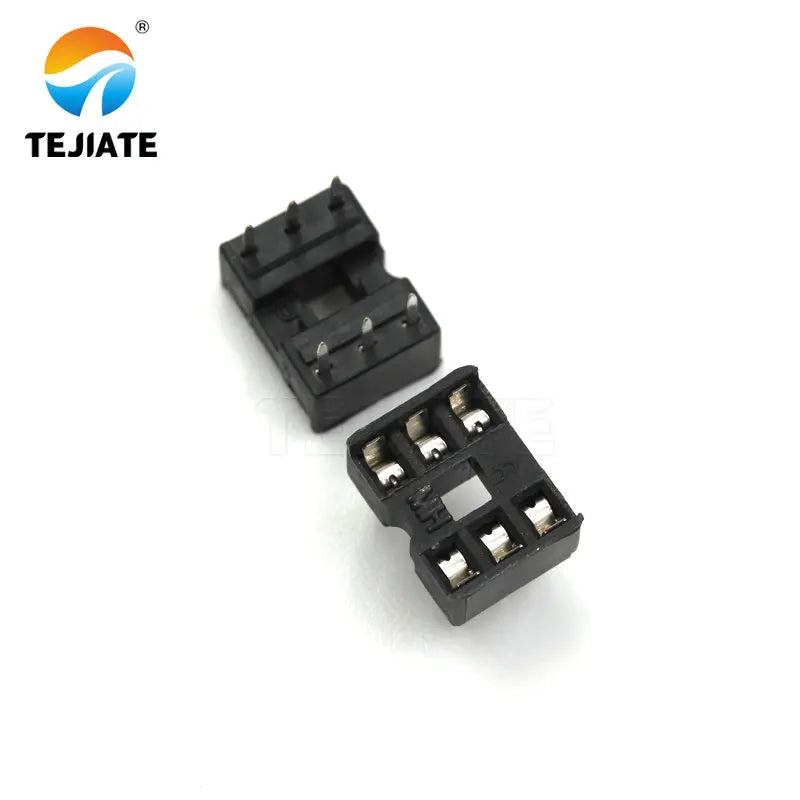 10PCS IC Sockets DIP6 DIP8 DIP14 DIP16 DIP18 DIP20 DIP24 DIP32 DIP28 DIP40 pins Connector DIP Socket 6 8 14 16 18 20 24 28 40Pin