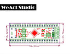 WeAct BlackPill STM32F411CEU6 STM32F411 STM32F4 STM32 Core Board Learning Board Development Micropython
