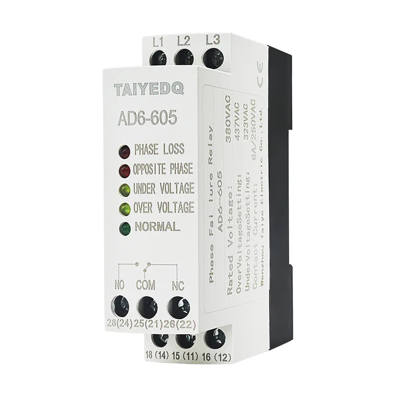 Multifunctional Phase Sequence Protection Relay Overvoltage Undervoltage Phase Failure 380V 200-500VAC