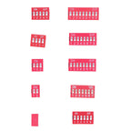 45Pcs Dip Switch Assorted Kit On Off Toggle 2.54mm Range 1 2 3 4 5 6 7 8 9P for Circuit Breadboards Toggle Switch