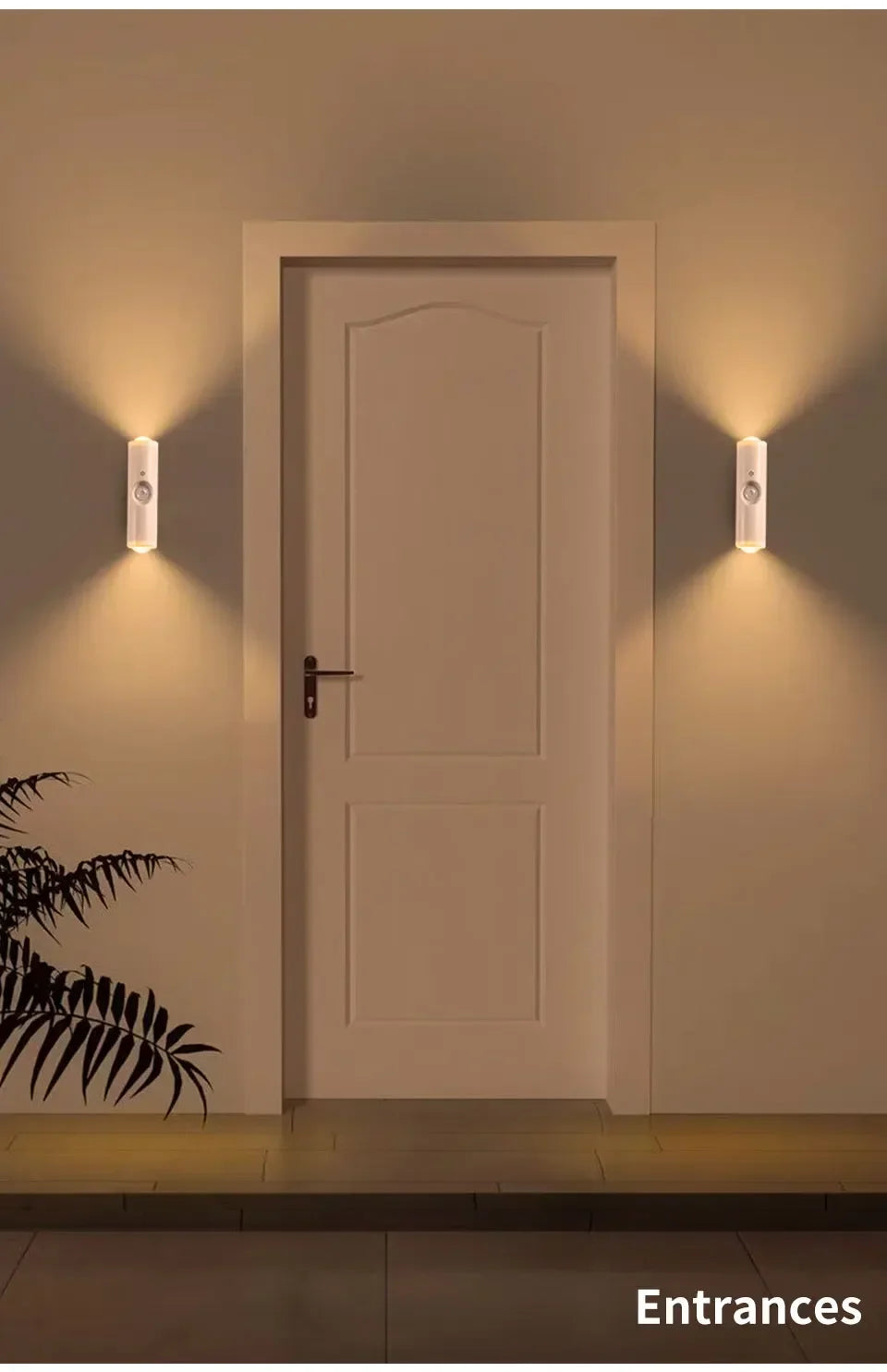 LED Cabinet Light Motion Sensor RGB Magnetic Rechargeable Wall Lamp Hallway Stairs Kitchen Ambient Night Light Home Decor Lights