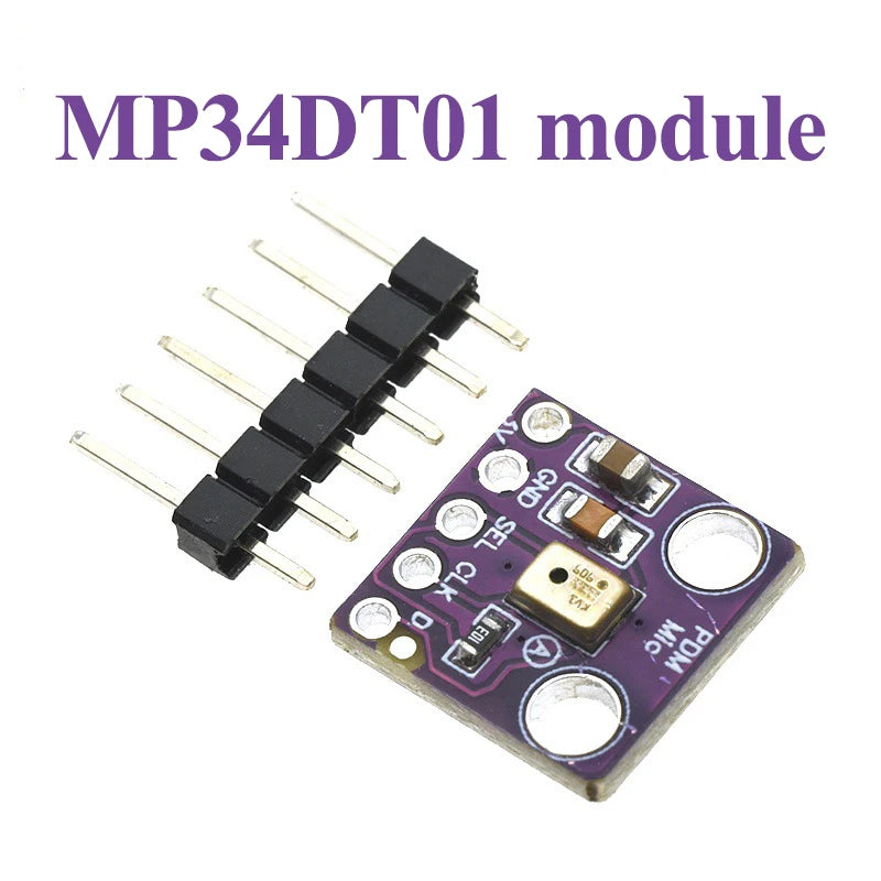 1/5/10/30Pcs MP34DT01 MP34DT05 PDM MEMS Microphone Module Digital Audio Pickup Sensor Board For Arduino DIY Audio Project
