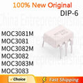 5 PCS DIP-6 MOC3081M MOC3081 MOC3082M MOC3082 MOC3083M MOC3083 DIP-6 white Optocoupler isolator 100%Quality Original