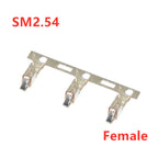 100Pcs JST SM2.54 Terminal Crimp Pins for Housing SM 2.54mm Wire Cable Female Male Housing Connector