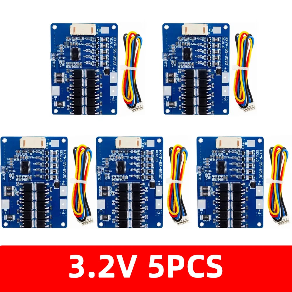 1~5PCS 5S 18V 21V 30A 45A BMS Lithium Battery Charging Protection Board NTC ,Balancing Function, and Temperature Protection