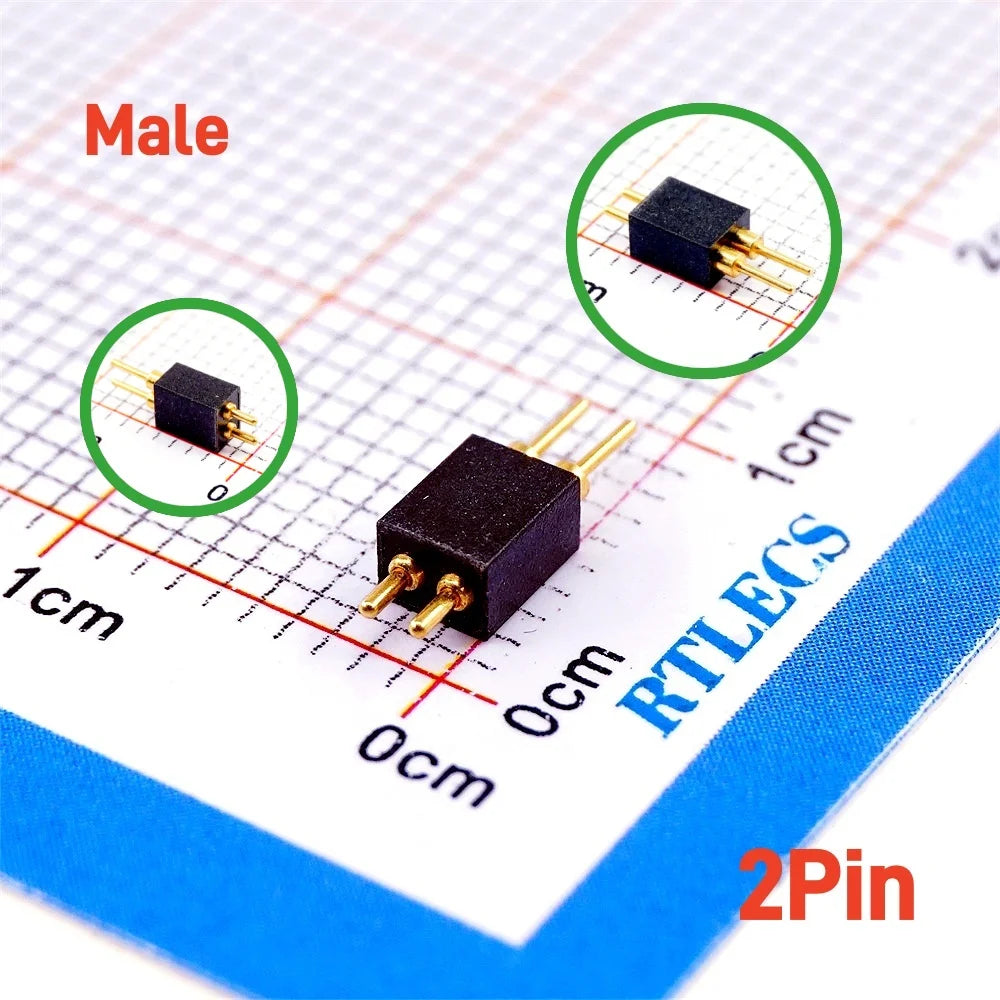 2 5 20 Pcs Spring Loaded 1.27 MM Pitch Pogo Pin Connector 2 5 6 8 10 Position Male Pad PCB Header Single Row Through Holes Probe