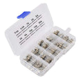 100pcs Fast-Blow Glass Tube Fuse Assorted Kit, 5x20mm 250V 10 Values Fuses 0.5A, 1A, 2A, 3A, 5A, 6A, 8A, 10A, 15A, 20A