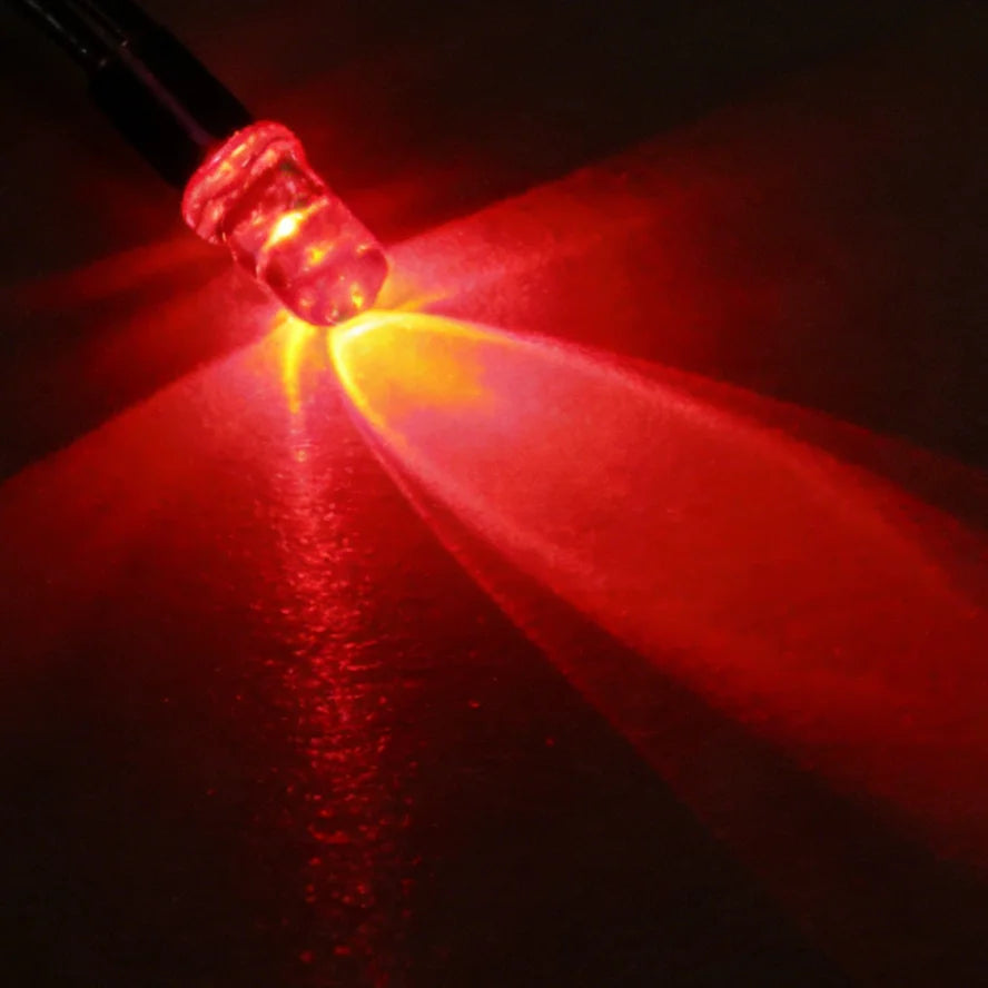10/20PCS 5mm LED Diode Kit UV Prewired 5V 12 V Light Emitting Indicator RC Lamp Warm White Red Green Blue Yellow Orange Purple P