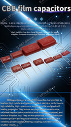 10Pcs CBB81 Metallized Polypropylene Film Capacitors High-Voltage 1.6 kV 1600 V 102j 104j 153 222 332 334 472 474 562 682J 0.1uf