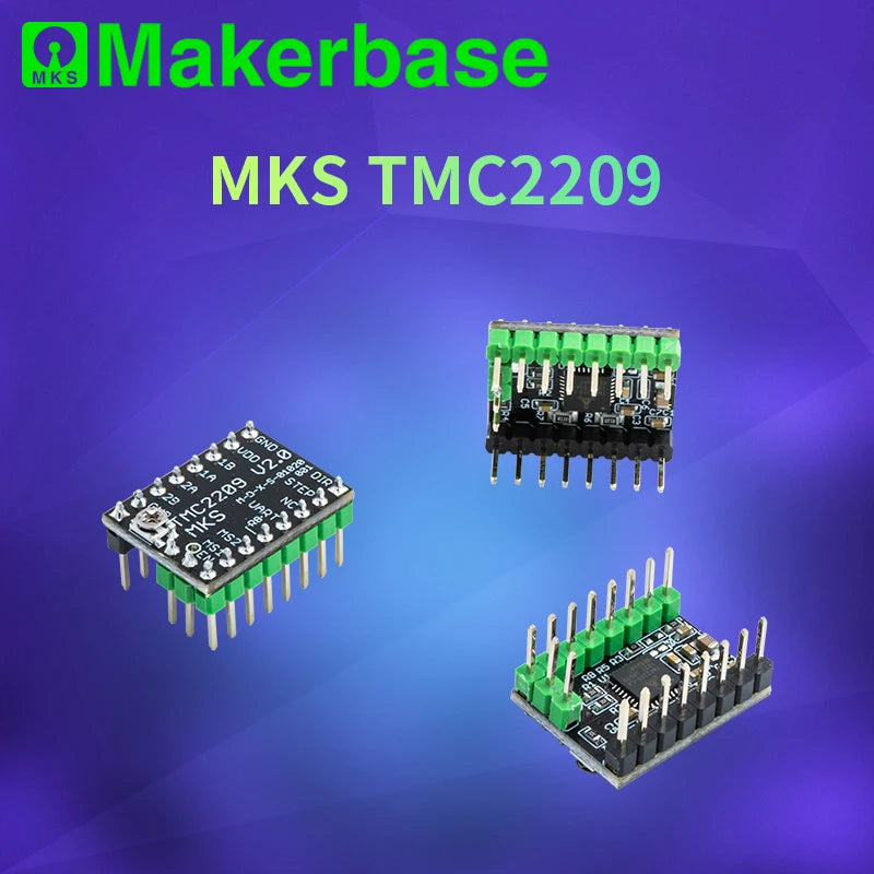 TMC2209 stepper driver controller TMC 2209 engine stepping driver board 3d printer stepstick homeless module for Nema 17 motor