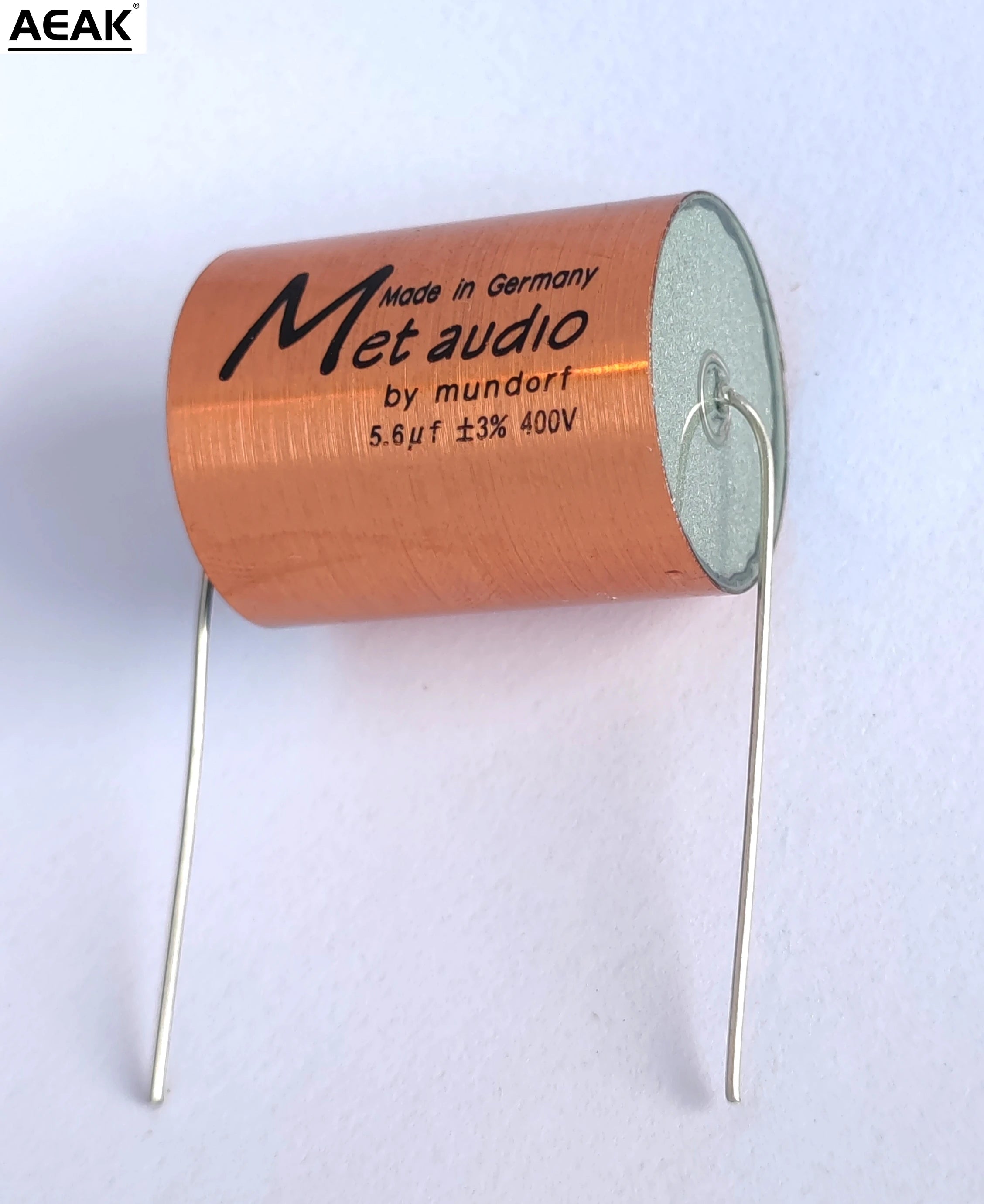 Golden high-quality metallized film power amplifier frequency divider audio capacitor stepless 0.22-22uf MKP capacitor