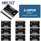 5/10PCS MPR121 Breakout V12 Capacitive Touch Sensor Controller Module I2C Interface Keyboard Development Board for Arduino