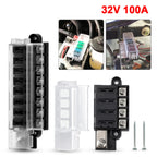 4/8 Way Car Fuse Accessory 12V 24V Car Truck Circuit Medium Insert Fuse Box Circuit Breaker Blade Fuses Circuit Standard ATO ATC