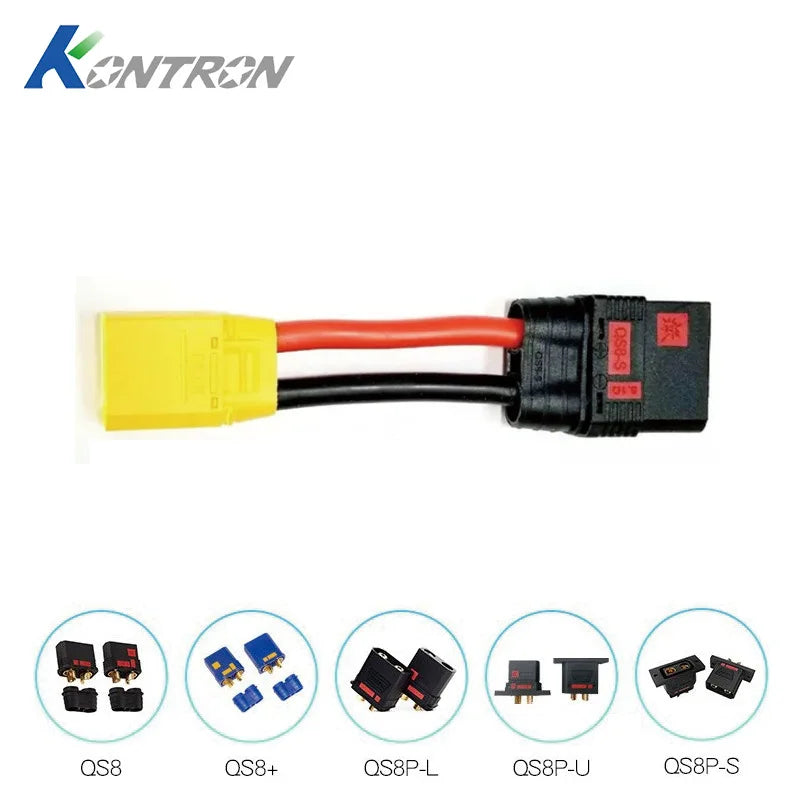 QS8 S To XT60 XT90 EC5 EC8 Anti Spark Connector Adapter Cable For Drone Electric Vehicle