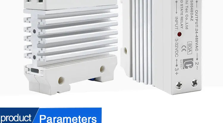 LCTC DIN Rail Mounted Relay SSR Slim Solid State Relay With Heat Sink DC Control AC 10A 25A 40A 50A 60A 80A Industrial Relay