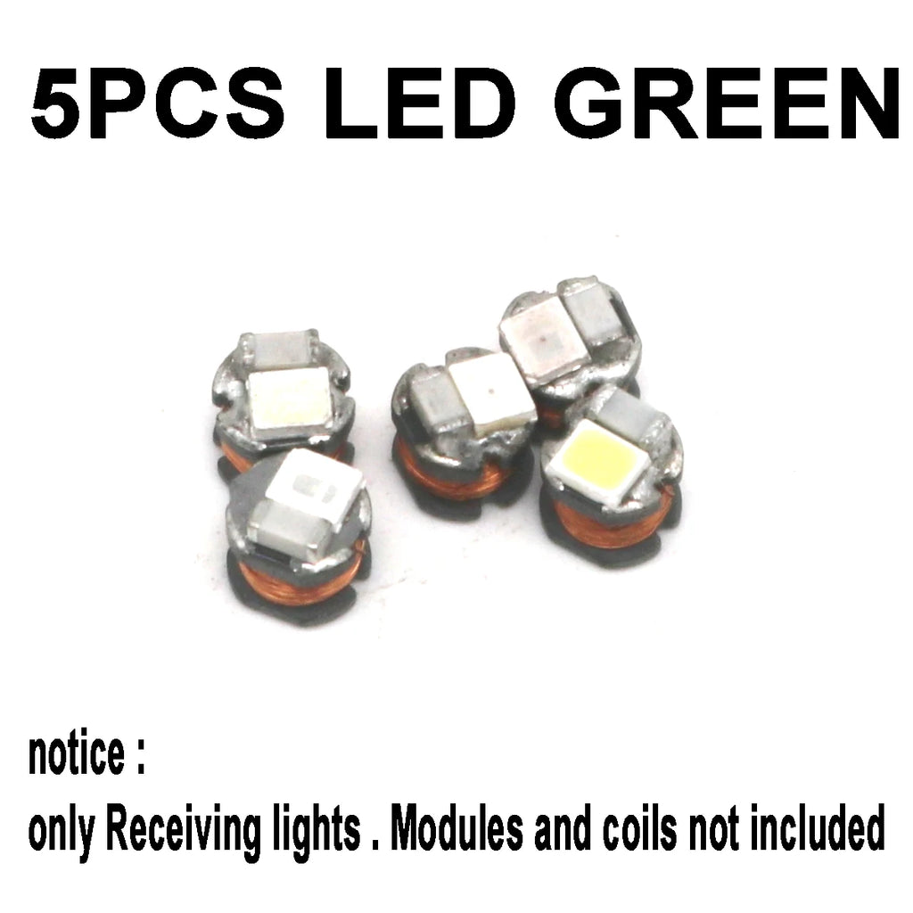 70MM Dual coil TYPE-C USB Wireless Power Supply Transmitter Inductor Receiver LED Light Lighting DIY Toys Model Robot Sand Table