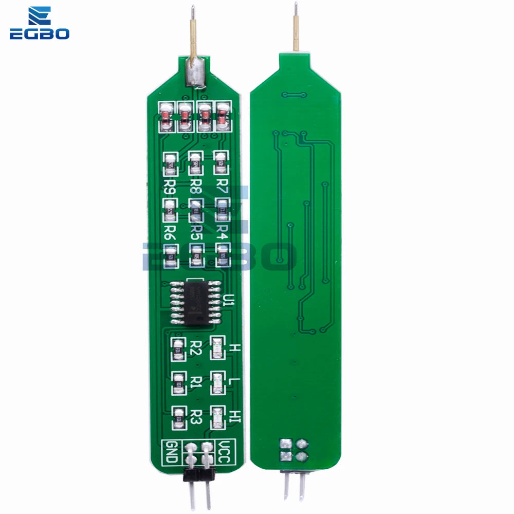 Logic Pulser Analyzer Detecting Probe 5V 3.3V Convenient and Quick Learning Board Logic Tester Pen Level Tester with Line