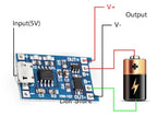 50pcs-100pcs/lot TYPE-C USB interface TP4056 5V 1A Li-ion battery charging board module charging protection 2-in-1