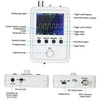 DSO PRO Handheld Digital Oscilloscope Portable Palm Size Oscillograph 5M Bandwidth 20MS/s Sampling Rate with P6100 BNC Probe