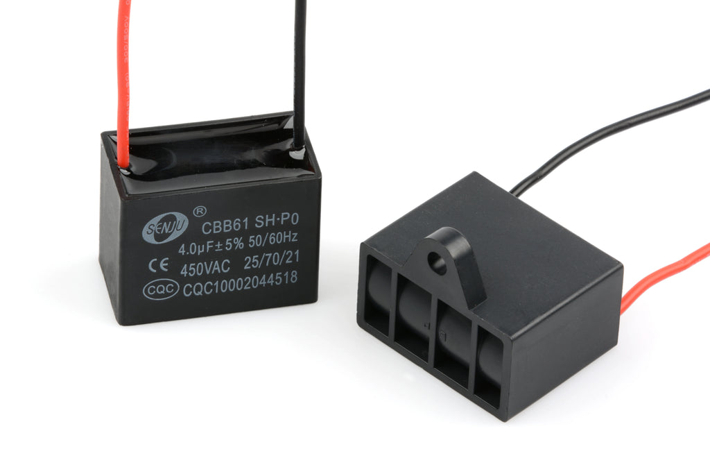 CBB61 Motor Start Capacitor 450V AC Fan Condenser1/1.2/1.5/1.8/2/2.5/3/4/5/6/8/10UF