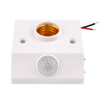 AC110-240V 86 human body infrared sensing lamp holder Infrared sensor E27 spiral LED bulb base motion sensor